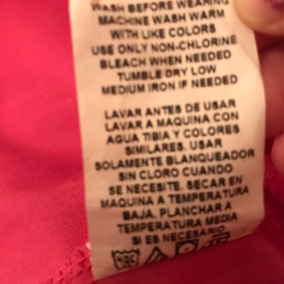 Bubblegum pink drawstring Cherokee scrubs pants - Picture 6 of 6